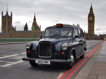 Особенности такси в Англии